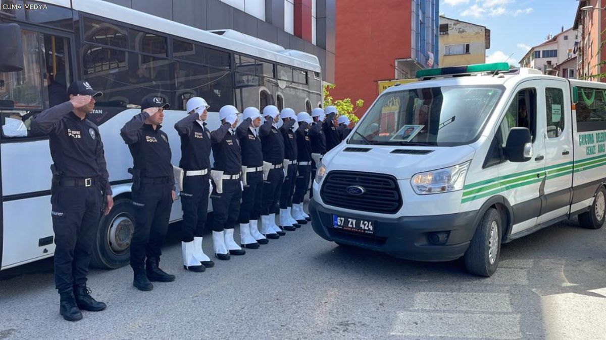 Çaycumalı Polis Memuru ebediyete uğurlandı
