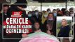 ekile ldrlen kadn defnedildi