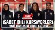 aret dili kursiyerleri Polis Haftasn byle kutlad