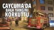 aycuma'da baca yangn korkuttu