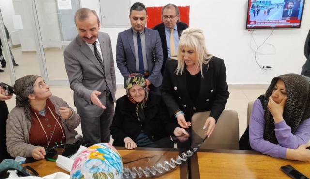 Çaycuma’da misafir edilen depremzedelere ziyaret