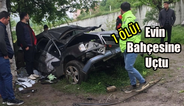 Sürücü hayatını kaybetti