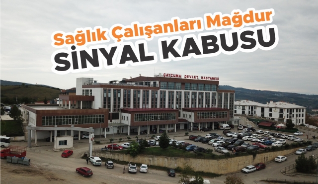 Çaycuma Devlet Hastanesi'nde Sinyal Sorunu - 0