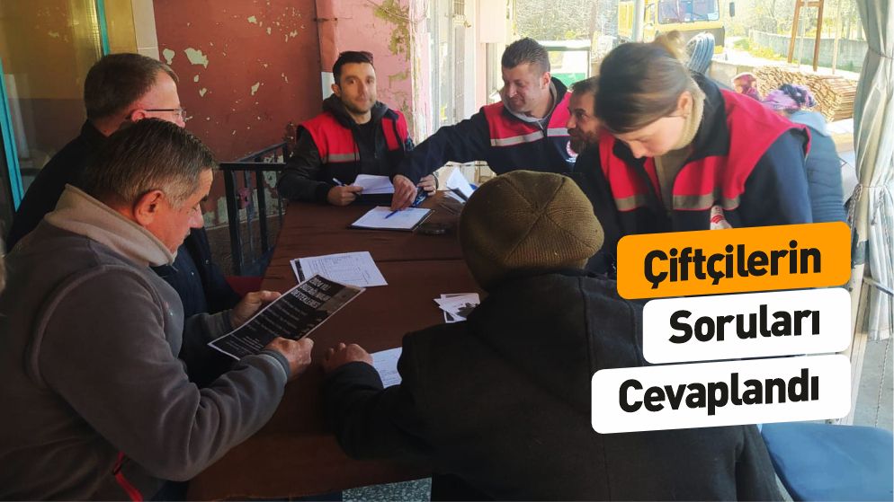Çaycuma'da Çiftçiler Bilinçlendiriliyor