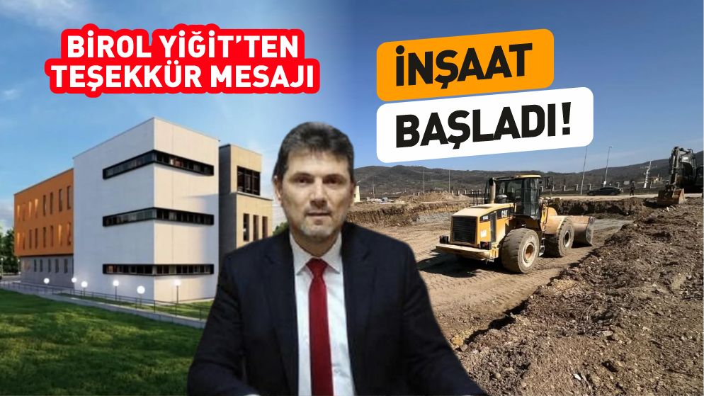 O Müdürlük İçin Hizmet Binası İnşaatı Başladı