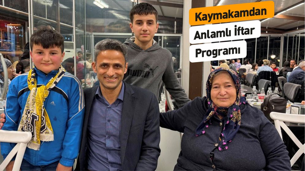 Kaymakam Kaya'dan Çocuklara Moral