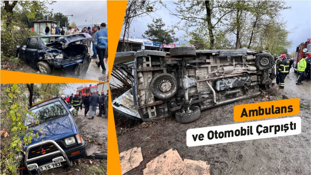 Çaycuma'da Ambulans Devrildi: 6 Yaralı