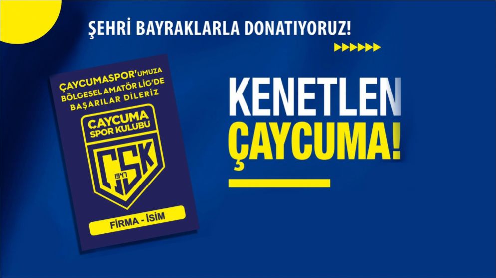 Çaycuma Sarı Laciverte Bürünüyor