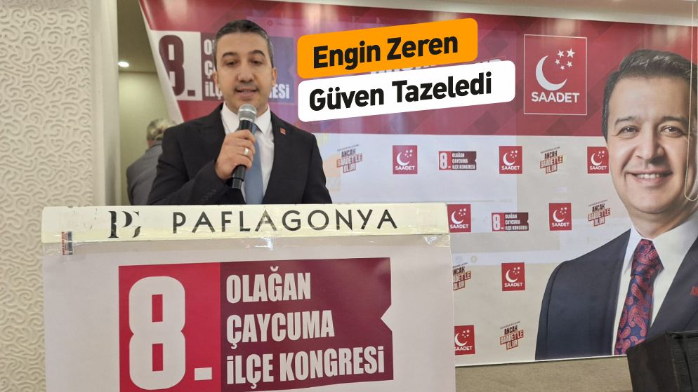 Saadet Partisi Çaycuma'da Yeni Yönetim Belirlendi
