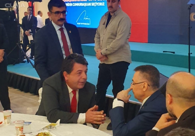 Dernek Temsilcileri Fuat Oktay'ı ağırladı
