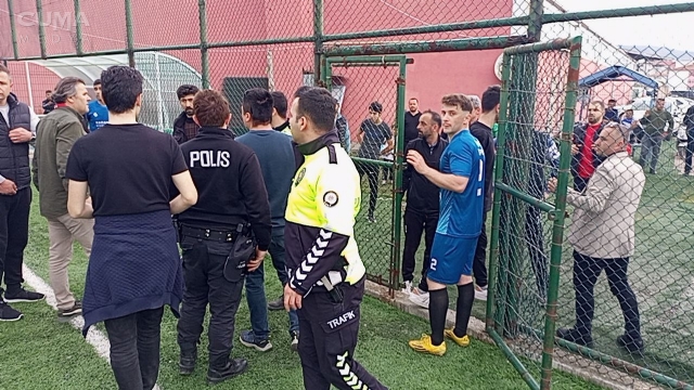 Amatör Maçta Olaylar Çıktı
