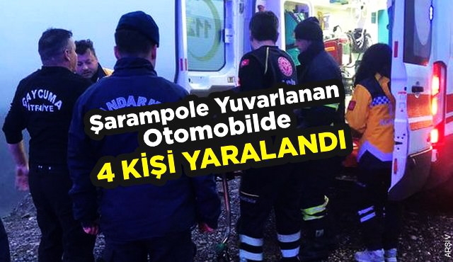 Perşembe Yolu'nda Trafik Kazası: 4 Yaralı - 0