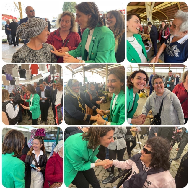 İYİ Parti Adayı Evrim Balbaloğlu olumlu tepkiler alıyor