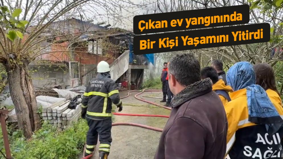  Yal Kadn Yanan Evde Hayatn Kaybetti