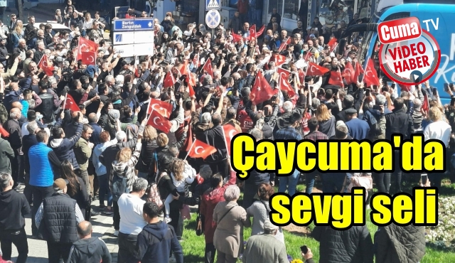 Çaycuma'da muhteşem karşılama!