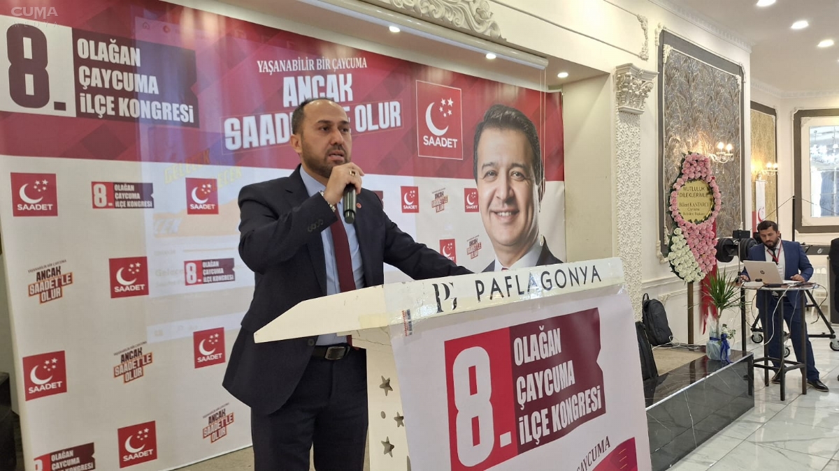Saadet Partisi Çaycuma'da Yeni Yönetim Belirlendi