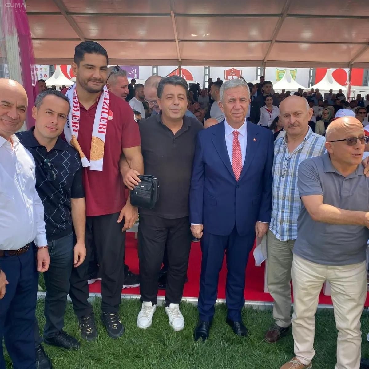 Çaycumalı Milli Güreşçimiz’de Katıldı