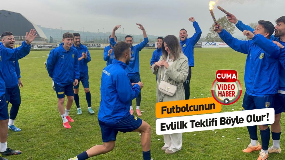 Sahada evlilik teklifi