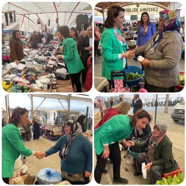 İYİ Parti Adayı Evrim Balbaloğlu olumlu tepkiler alıyor