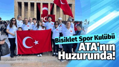 Bisikletçiler Cumhuriyet Coşkusunu Anıtkabir’e Taşıdı Çaycuma Bisikletçileri Cumhuriyetin 102. Yılını Anıtkabir'de Kutladı