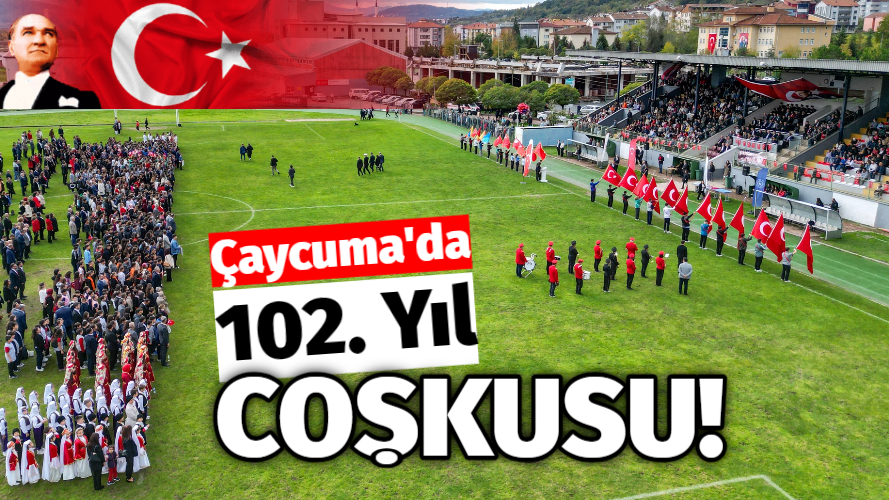 Çaycuma’da Cumhuriyet Bayramı Coşkusu Zirvedeydi Kutlamalarda Ödüller Sahiplerini Buldu