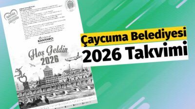 Çaycuma Belediyesi’nden Görsel Şölen Tadında 2026 Takvimi