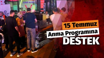 Ensar Vakfı Çaycuma Şubesi’nden 15 Temmuz Anma Programına Destek Ensar