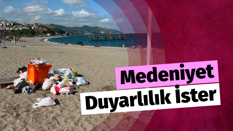 Filyos Sahillerinde Çıkan Çöp Kirliliğine Temizlik Müdahalesi