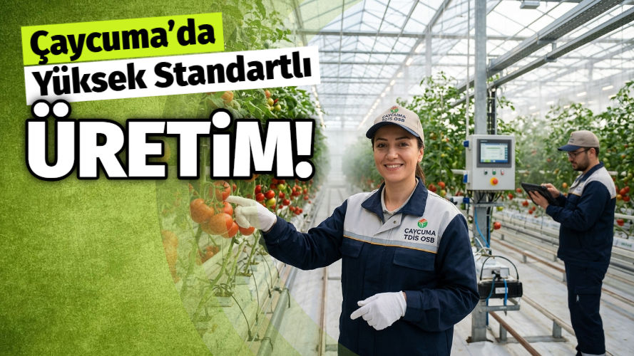 Çaycuma’da Yüksek Standartlı Üretim