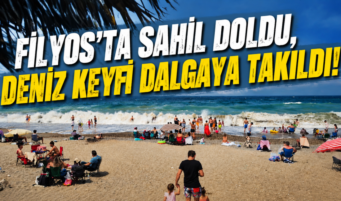 Çaycuma’nın Filyos beldesinde güneşli havayı fırsat bilen vatandaşlar sahile akın
