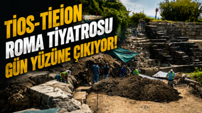 Tios-Tieion Antik Kenti’ndeki Roma tiyatrosunda kazılar sona yaklaşıyor. Karadeniz kıyısında