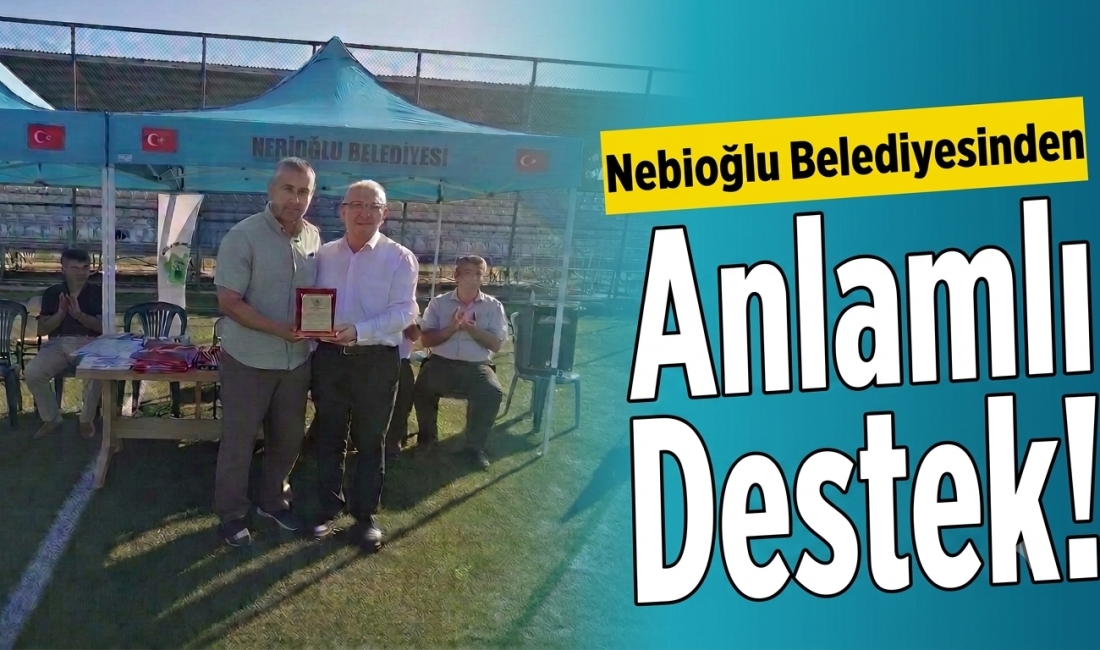 Nebioğlu Belediyesi olarak bu yıl gelenekselleşen Yaz Futbol Kursumuzun 1.
