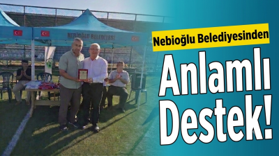 Nebioğlu Belediyesi olarak bu yıl gelenekselleşen Yaz Futbol Kursumuzun 1.