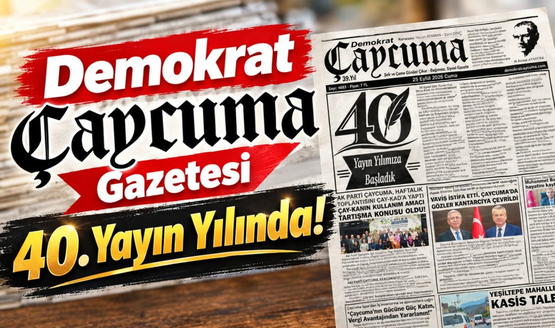 Çaycuma’nın 39 yıllık sesi, 40. yılına giriyor Cuma Medya olarak,