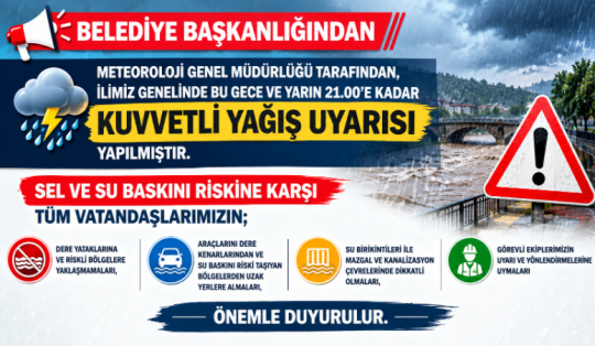 Meteoroloji Uyardı: Yağışlara Dikkat!