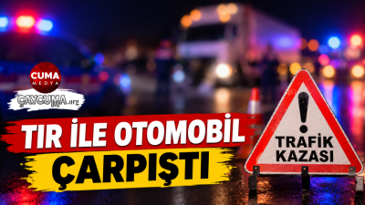 Tır kazası trafiği aksattı