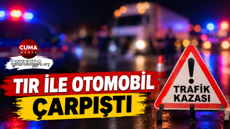 Tır kazası trafiği aksattı