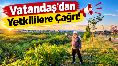 Filyos Nehri kıyısında bir vatandaş, nehir yatağının adeta ormana dönüştüğünü