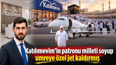 Katılımevim'in paralarıyla özel jet alıp umreye gitmişler! Şatafata bak!