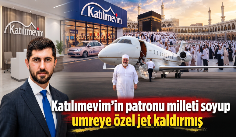 Katılımevim'in paralarıyla özel jet alıp umreye gitmişler! Şatafata bak!