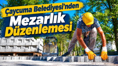 Çaycuma Belediyesi Mezarlık Yollarını Yeniliyor