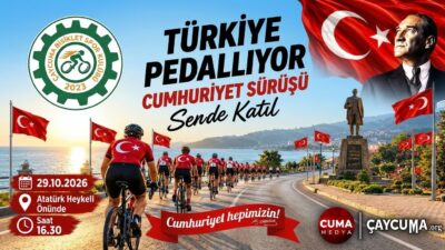 Çaycuma Bisiklet Spor Kulübü tarafından 29 Ekim Cumhuriyet Bayramı kutlamaları