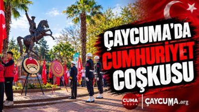 29 Ekim Cumhuriyet Bayramı’nın 103. yıl dönümü dolayısıyla Çaycuma’da Atatürk