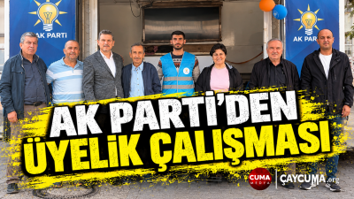 Çaycuma'da "AK Nokta" ile Üyelik Çalışması