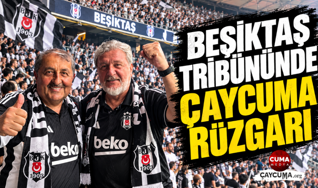 Başkan Kerçin ve Gazeteci Karakuş Beşiktaş Maçını 1 Numaralı Locada