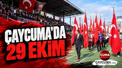 Çaycuma’da 29 Ekim Cumhuriyet Bayramını Kutladık Cumhuriyetimizin kuruluşunun 103. yıl