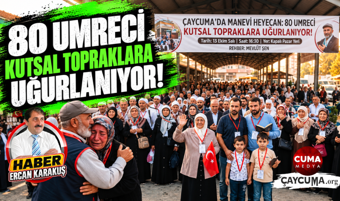 80 Umreci Kutsal Topraklara Uğurlanıyor!