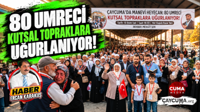 80 Umreci Kutsal Topraklara Uğurlanıyor!