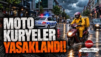 Çaycuma’da Motokuryelerin Trafiğe Çıkışı Yasaklandı Çaycuma Kaymakamlığı tarafından yapılan açıklamada,