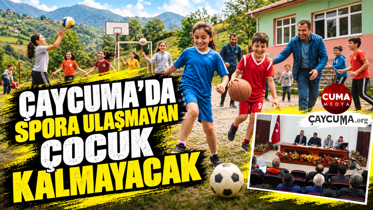 Köy Okulları Sporla Buluşuyor: Çaycuma’da Koordinasyon Toplantısı